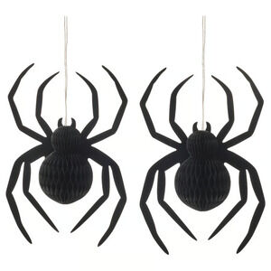 IKEA KUSTFYR Hanging Decorations, Spider Black, 13¾" (105.997.10) NEW